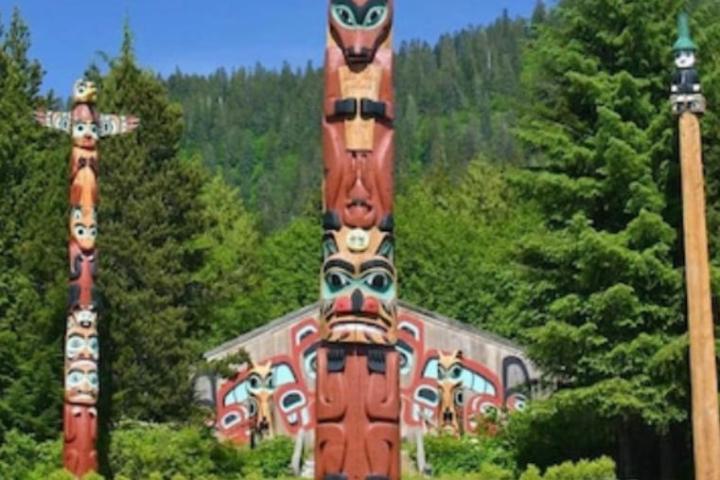 Totems in Ketchikan, Alaska